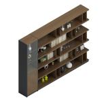 Contemporary Boss's Office Filing Cabinet Modern Support customization Design