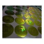 Anti Counterfeit Gold And Silver Security Hologram Stickers