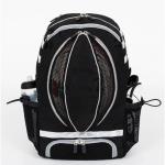 Black Sports Bag Soccer Ball Basketball Backpack With Ball Compartment