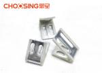 Silver Color Zig Zag Spring Clips , Metal Upholstery Clips Eliminating Friction