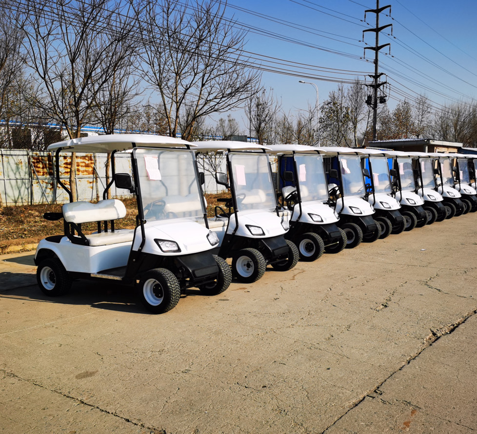 Automatic Lightweight 2 Seater Golf Cart New Style Long Range 4 Wheel Golf Buggy