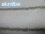 Gray White Weaving Coral Fleece Microfiber Fabric 580gsm Mop Pad Fabric