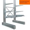 Buy cheap Corrosion Resistant Cantilever Rack for High Capacity Pallet Tube Pipe Sheet Storage from wholesalers
