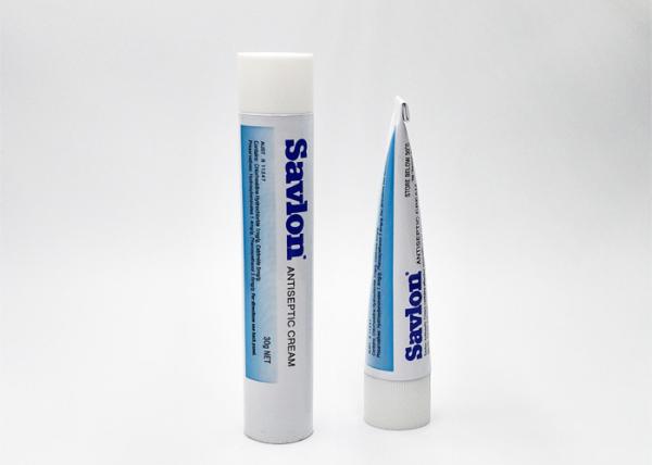 Buy cheap Antiseptic Cream Pharmaceutical Aluminum Tubes Recyclable Collapsible D30MM 30G from wholesalers