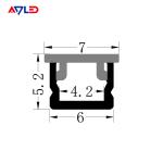 1m 2m 3m ADP-0606 Aluminum profiles for led lighting strip outdoor profile light
