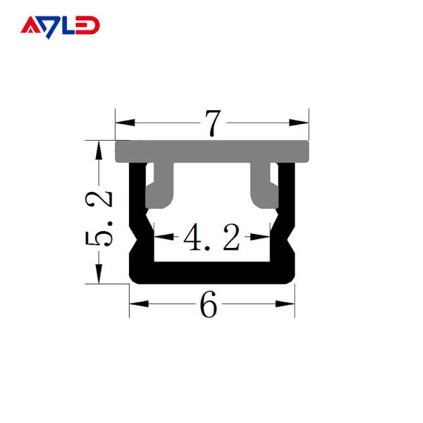 Buy cheap 1m 2m 3m ADP-0606 Aluminum profiles for led lighting strip outdoor profile light led profile from wholesalers