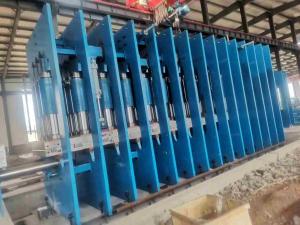 Wholesale 16Mpa Vulcanizing Press Rubber Conveyor Belt Production Line Blue Green from china suppliers