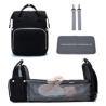 Buy cheap Striped Travel Waterproof Nylon Cloth Diaper Bag Backpack 1150g from wholesalers