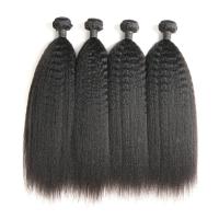 Buy cheap Real Raw Kinky Curly Hair Extensions Human Hair For Full Head OEM Service product