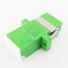 Buy cheap Duplex Single Mode Fiber Optic Adapter With Flange LC APC from wholesalers
