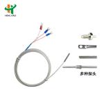 Stainless Steel 1100C 1200C 1mm 100mm PT100 Temperature Sensor J T N K Types