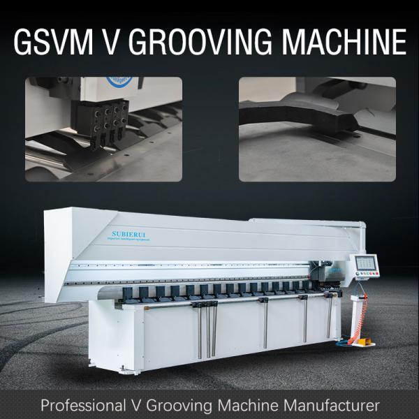 Buy cheap Compact Sheet Metal Grooving Machine V Groove Cutter Machine For Elevator Interior Design from wholesalers