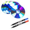 Buy cheap black permanent marker with fiber double tip from wholesalers