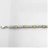 Buy cheap 925 Silver Created Yellow Cubic Zirconia Tennis Bracelet (SB1001) from wholesalers