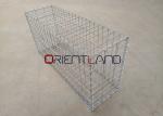 Buy cheap Square Hole Gabion Mesh Cage / Metal Gabion Baskets As Riverbank Protection from wholesalers