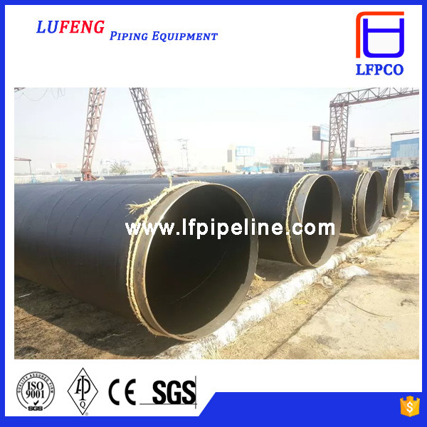 china supplier 3pe sprial steel pipe din en 10220 high-strength spiral welded steel pipe/tube