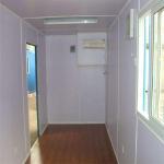 50mm waterproof eps sandwich panel 20ft foldable container house for labour camp