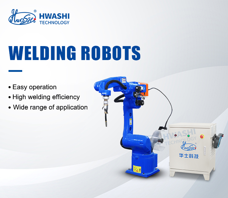Hwashi MIG Welding Robot Six Axis For Stainless Steel Chair Frame
