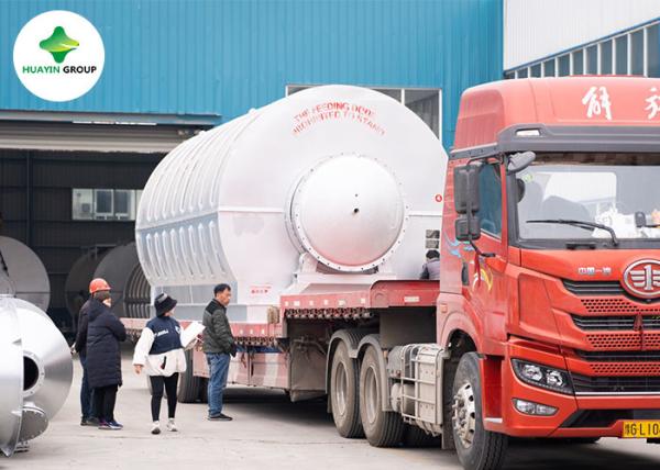 Buy cheap Plastic To Oil Tyre Pyrolysis Equipment Batch huayin With High Oil Yield from wholesalers