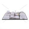 Buy cheap Plexiglass acrylic used fashionable silver jewelry showcases props from wholesalers