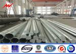 Electrical Steel Utility Pole / Steel Transmission Poles For Power Distribution