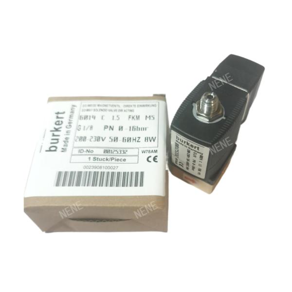 Buy cheap G1/4 Burkert Solenoid Valve 00125302 6013 Type Direct Acting Inch 2/2 Normally Closed 3.0 Flow Hole FKM Sealed Brass Valve Body 24VAC 8W 0~10bar from wholesalers