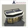 Buy cheap Stainless Steel 2.5m Height 5H Bus Stop System from wholesalers