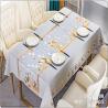 Buy cheap Silver Soft Touch Top Seller Customized Non Woven Printed Tablecloth Reusable PVC Wedding Tablecloth Roll from wholesalers