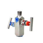 304 Stainless Steel Integrated Two Valve Group Coplanar Flange Mounted Pressure