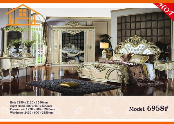 Quality antique white affordable modular european cheap modern hotel parts made in vietnam bedroom furniture design sets for sale