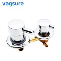 Buy cheap Brass Material Shower Mixer Valve , Hot Cold Mixing Valve With 2 / 3 / 4 / 5 product