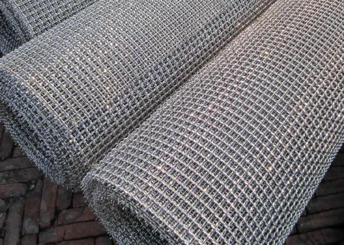 12.7mm 304 Stainless Steel Crimped Wire Mesh Screen Heavy Duty