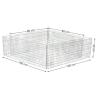 Buy cheap Zinc Aluminum Alloy Square Gabion Basket Planter 100x100x40cm from wholesalers