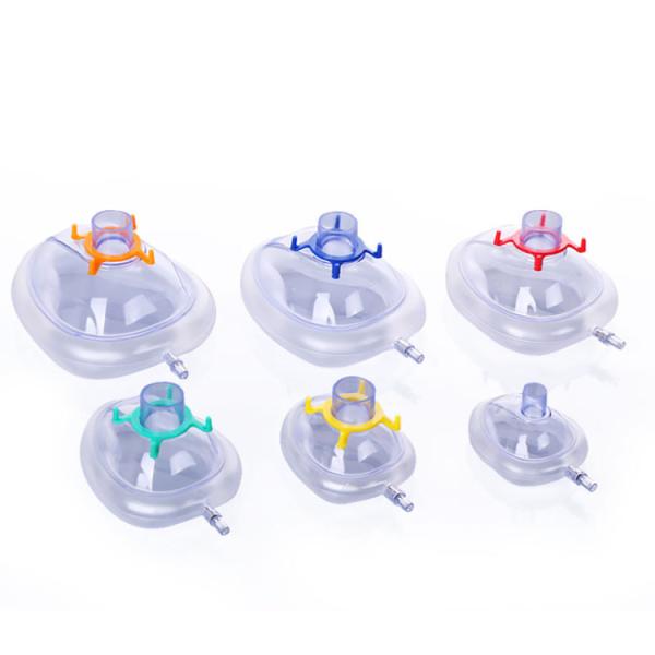 Buy cheap Inflatable Valve Anaesthetic Face Mask , CE Size 0-6 Pvc Anaesthesia Mask from wholesalers