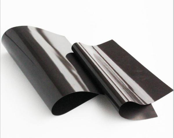 Buy cheap Ferrite Magnetic Sheet Rolls 120 Degree Melting Magnet Rubber Sheet Brown color Plain Flexible rubber magnetic vinyl from wholesalers