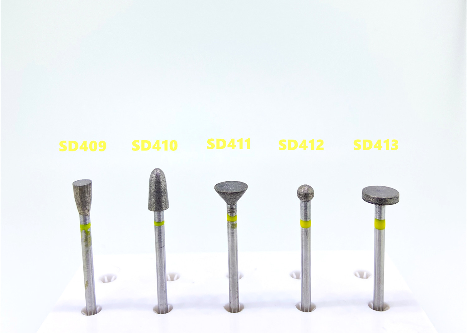 Handpiece Plaster Cutting Wheel Sintered Bullet Flat End Diamond Bur
