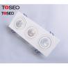 Buy cheap GU10 Square Recessed LED Downlights 3watt 5watt 6watt 7watt Three Head LED Spotlight from wholesalers