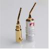 Buy cheap Copper Male Pin Nakamichi Banana Plugs Multipurpose Gold Plated from wholesalers