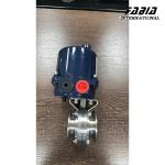 KF50 Stainless Steel Electric Butterfly Valve Hard Seal Quick Installation PN16