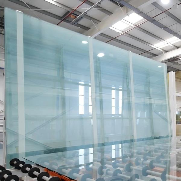 Commercial Building Glass Panels High Strength Flat Ultra Clear Float Glass