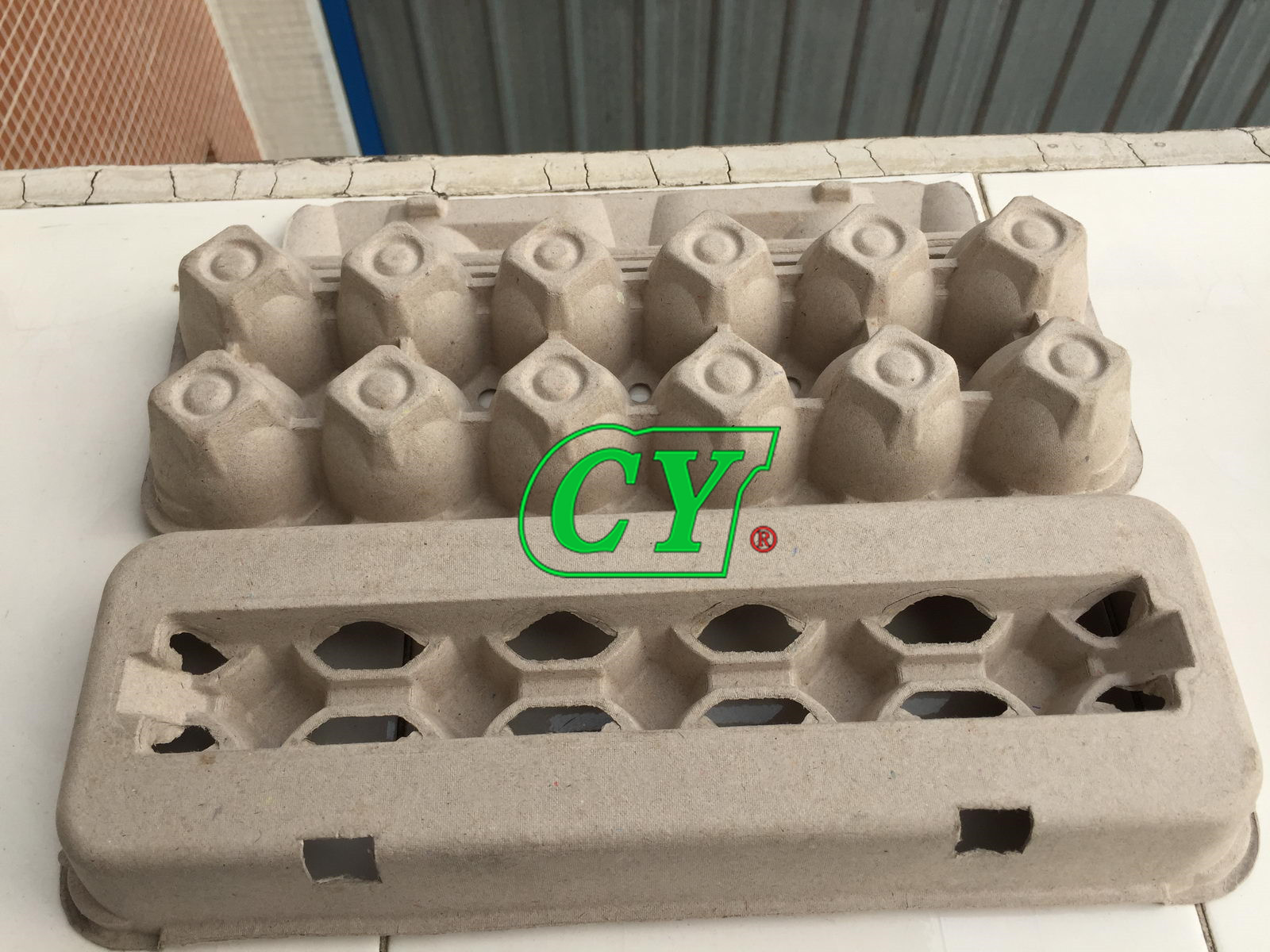 Energy Saving Egg Box Machine Fiber Mold Drying Line