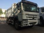 16m3 6x4 White Heavy Duty Dump Truck Ten Wheeler Hydraulic Front Lift Type
