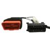 Buy cheap Customize Wiring Harness Car Maintenance 2 Male to 1 Female BMW 16 Pin OBD Cable from wholesalers