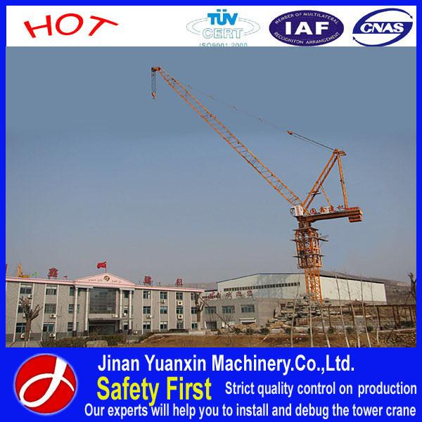 Buy cheap QTD125 Yuanxin luffing jib tower crane from wholesalers