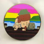 Buy cheap custom metal crafts wholesale anime logo glitter pins badge metal lapel soft hard enamel pins from wholesalers