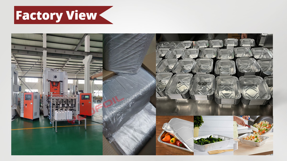 Odorless Food Packaging Aluminium Foil Container 100% Recyclable Round Shape