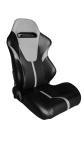 Buy cheap Customized Fashionable Sport Racing Seats With Gray / Black Pvc Leather from wholesalers