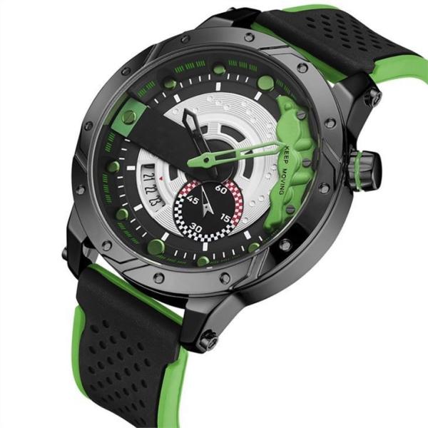 Buy cheap Silicone Digital Alloy Quartz Wrist Watch Led Sports Triple Date Calendar Casual from wholesalers