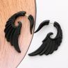 Buy cheap Trendy Wings Earrings for Women Black Angle Feather Drop Earring Ear Plugs Punk Patry Earring Jewelry from wholesalers