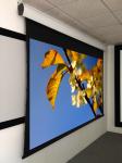 92" projection screen , tab tensioned motorized projection screen aluminum